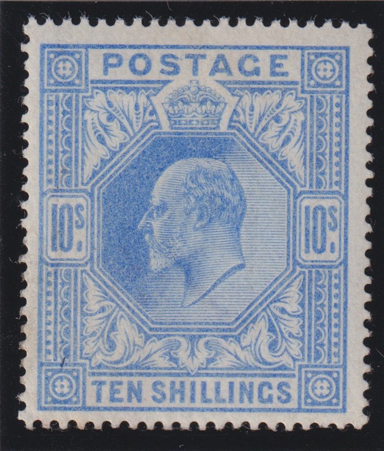 Great Britain 1902 10s ultramarine very fine unmounted mint, SG265