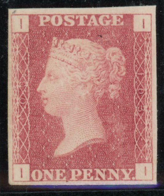 Great Britain 1867 1d rose “Paris Ehibition Proof" Plate 103 very fine unused, SG DP38
