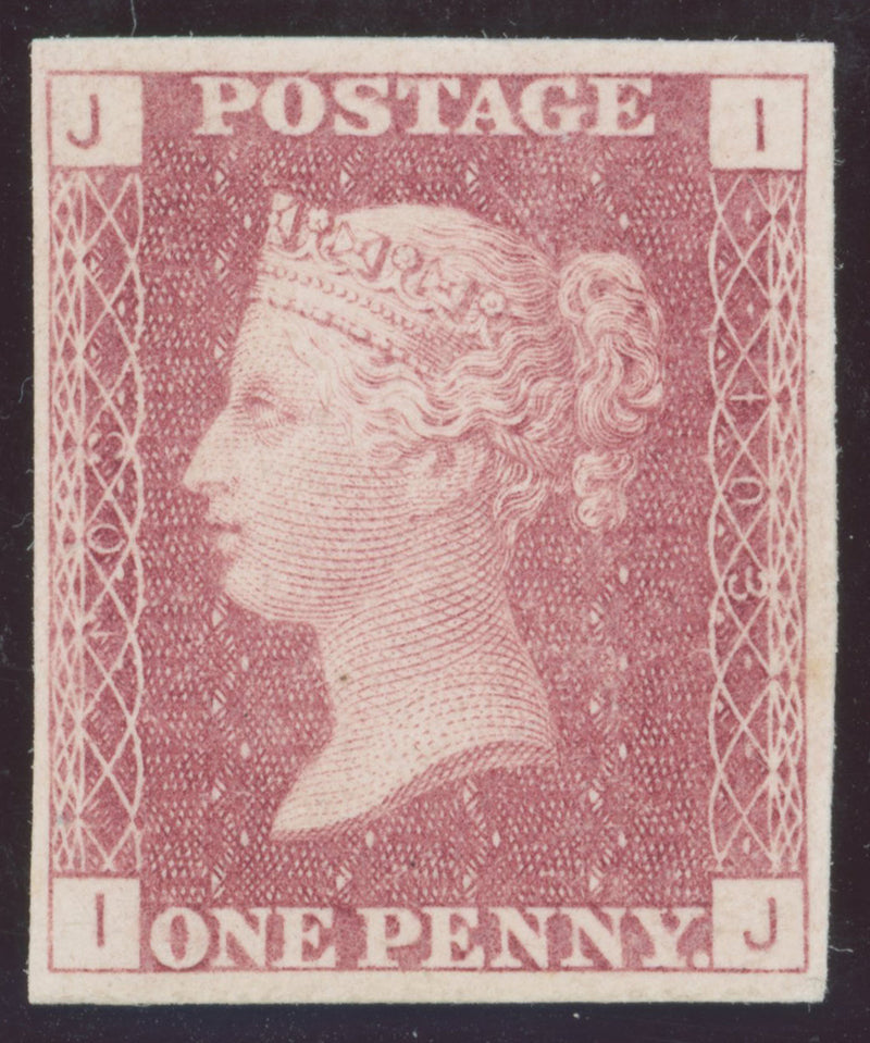 Great Britain 1867 1d rose "Paris Exhibition Proof" Plate 103, SGDP38