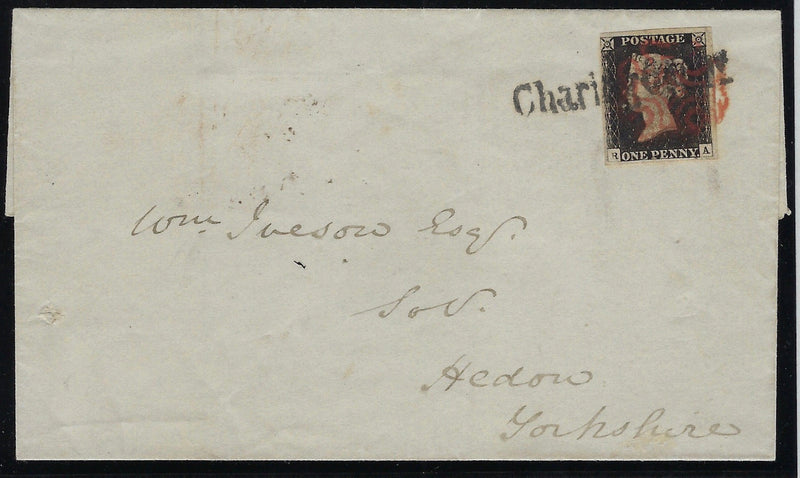 Great Britain 1840 1d Black PL2 SG2.