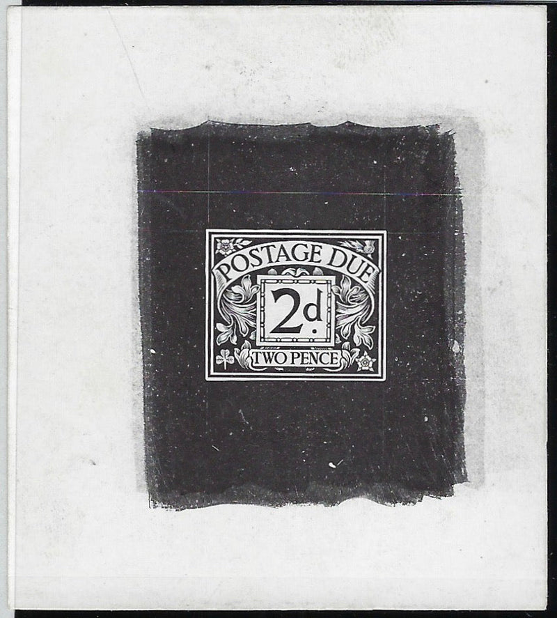 Great Britain 1914 2d Postage Due die proof, SGD4var