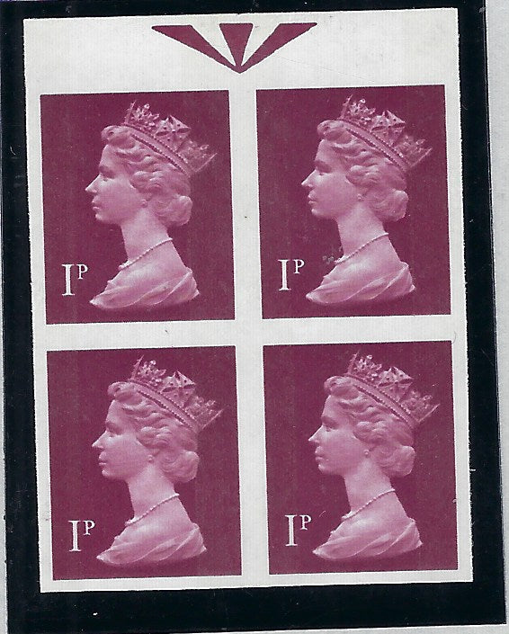Great Britain 1971 1p Crimson, SGX844c