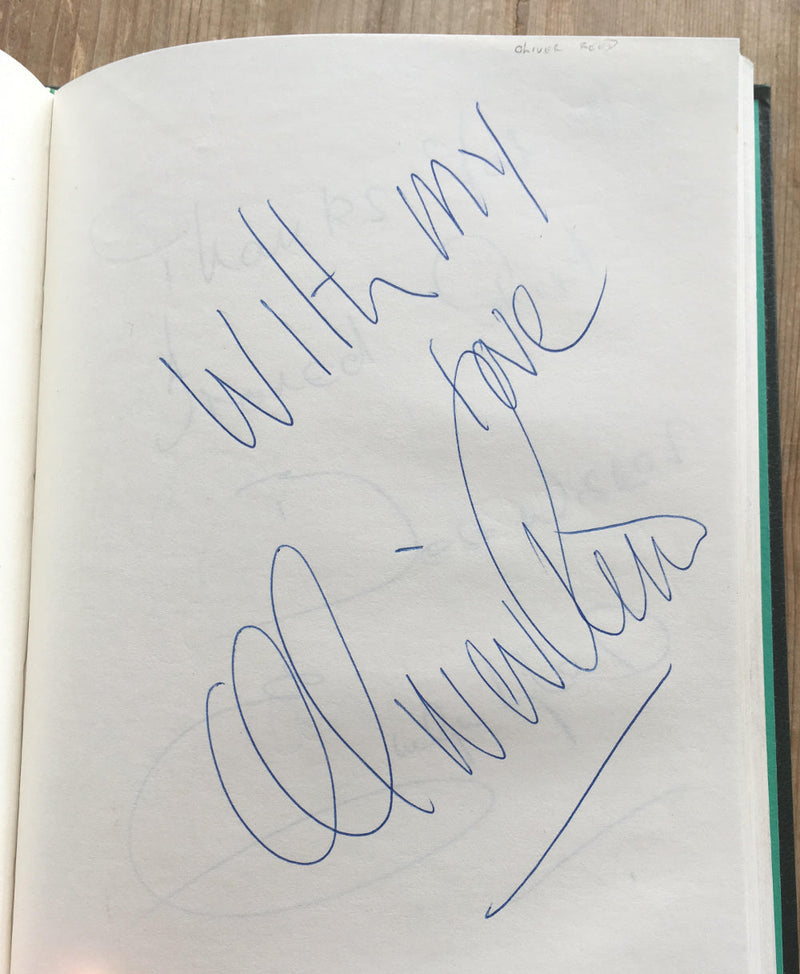 Autograph book featuring more than 170 famous signatures