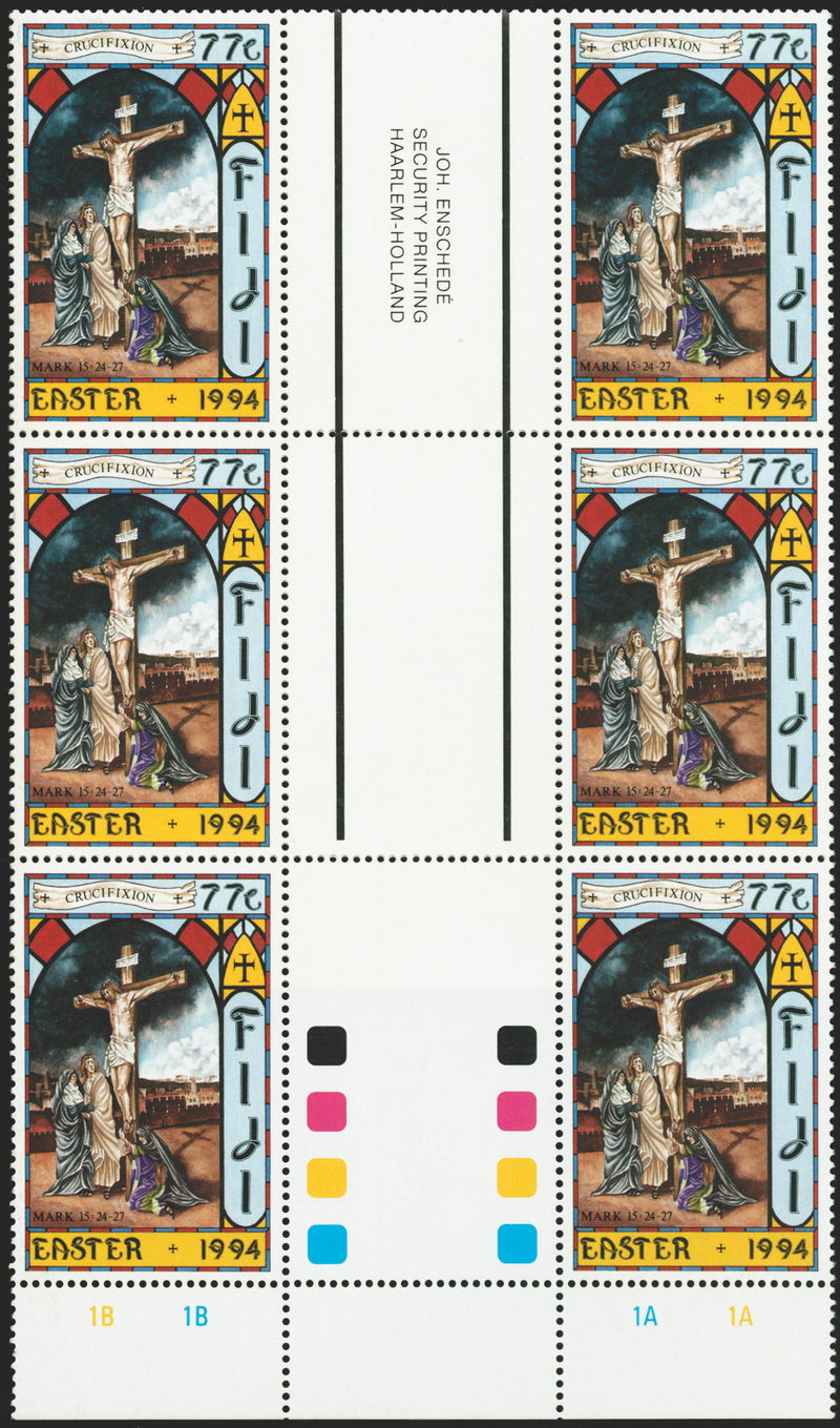 FIJI 1994 Easter 77c variety, SG891(w)