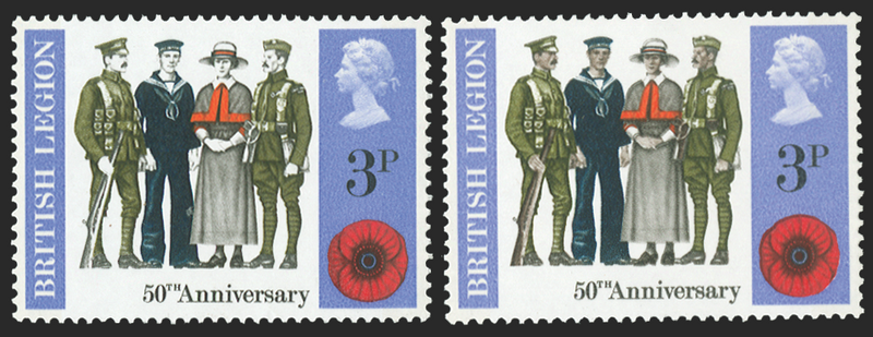 Great Britain 1971 3p British Anniversaries error, SG887c