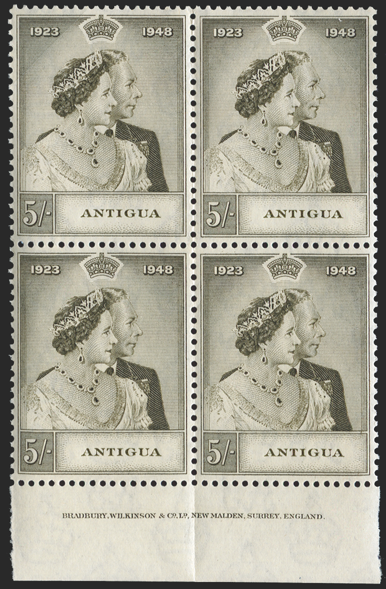 ANTIGUA 1949 RSW grey-olive (UNUSED), SG113