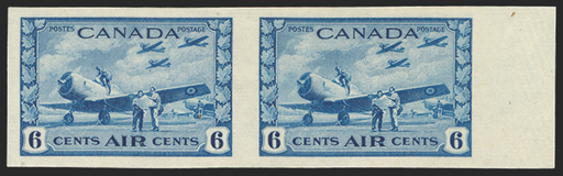 CANADA 1942-48 'War Effort' 6c blue 'Air' (PROOF), SG399