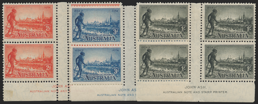 AUSTRALIA 1934 Centenary of Victoria set of 4 to 1s (UNUSED), SG147/9