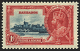 Barbados 1935 Silver Jubilee 1d deep blue and scarlet, SG241j