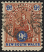 Australia New South Wales 1903 9d brown and blue 'Commonwealth', SG332