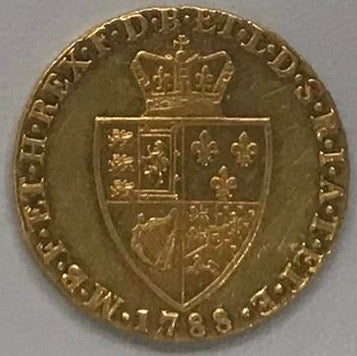 Great Britain George III (1760-1820) Guinea 1788, Fifth Head