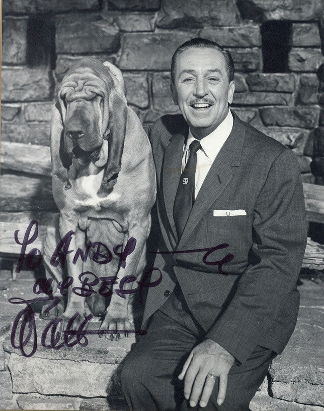 Walt Disney Signed Photograph