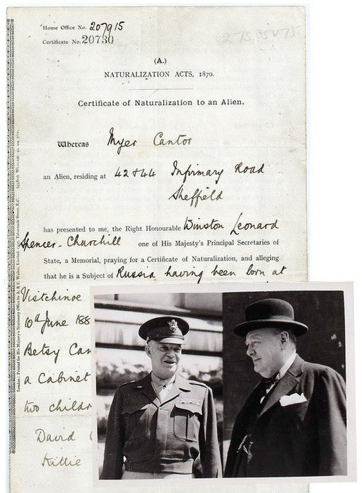 Winston Churchill Signed Document