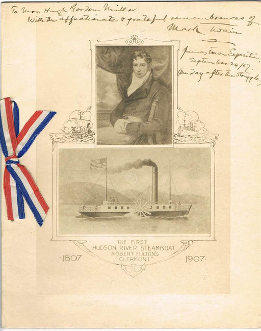 Mark Twain Autograph and Inscription