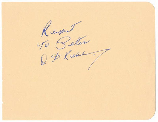 Otis Redding Autograph