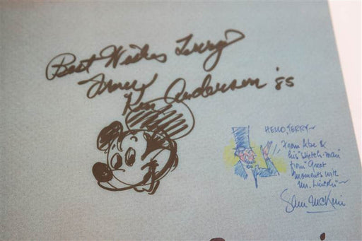 Disney Animators Autograph 