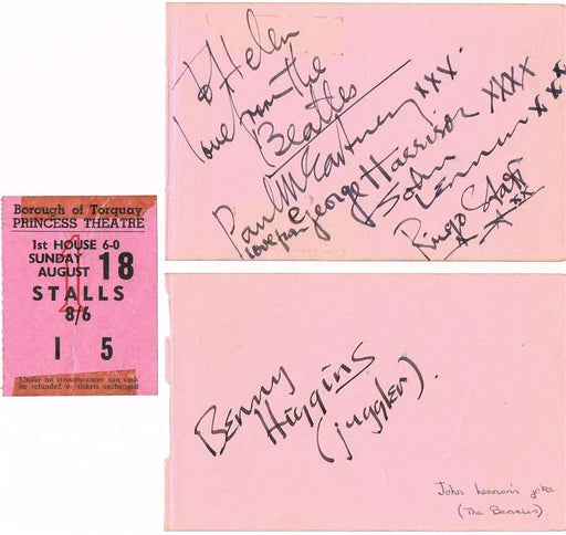 The Beatles Autographs