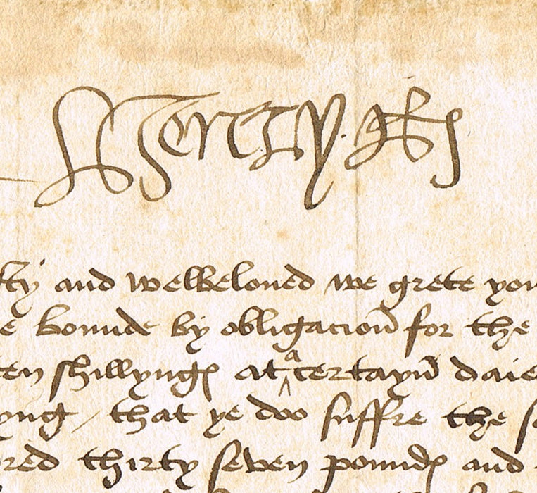King Henry VIII Autographed Document