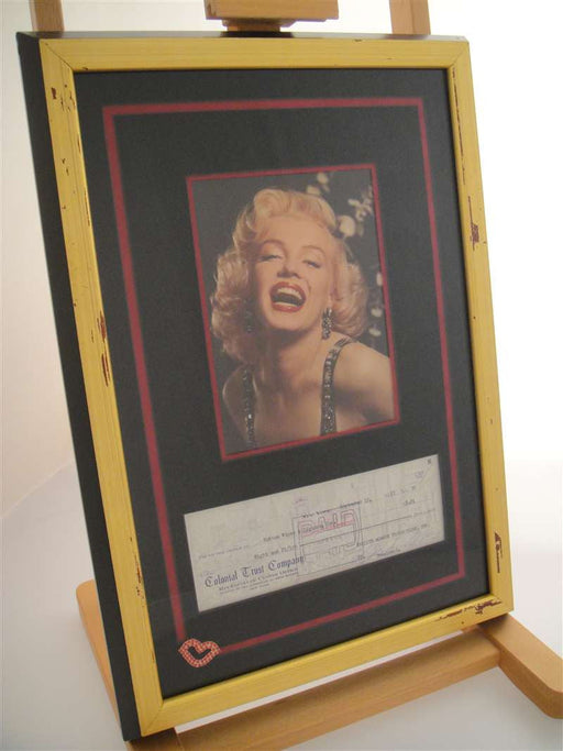 Marilyn Monroe Autographed Cheque
