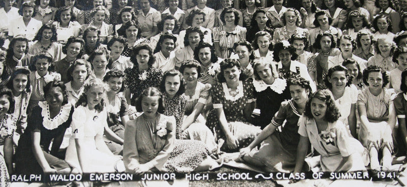 Marilyn Monroe High School Class Photograph 1941