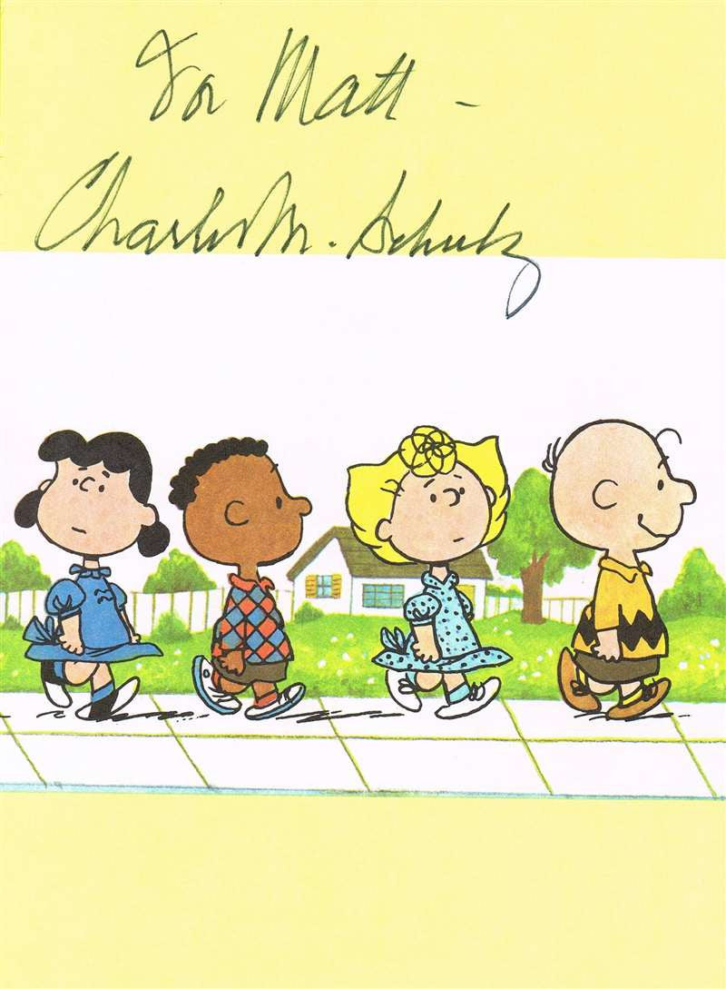 Charles Schulz Autograph