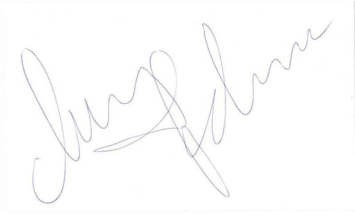 Madonna Signature on Card