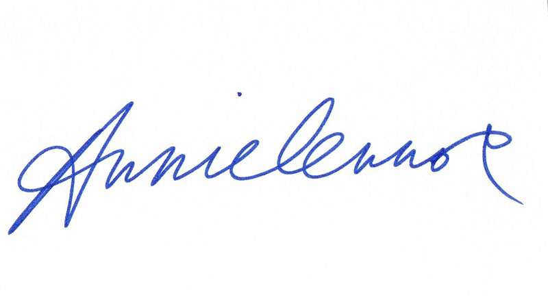 Annie Lennox Autograph