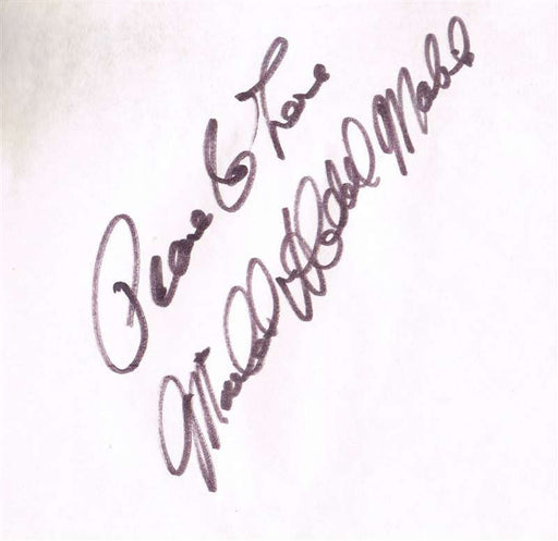 Michael X Autograph