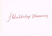 Archbishop Makarios Autograph