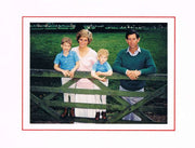 Princess Diana & Prince Charles Autographed Greetings Card