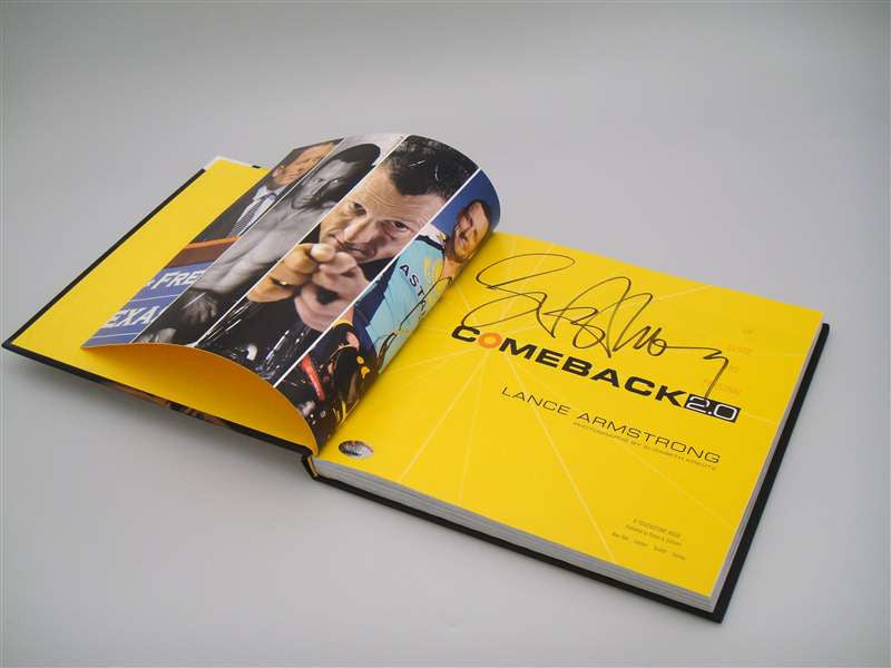 Lance Armstrong Autograph Book 