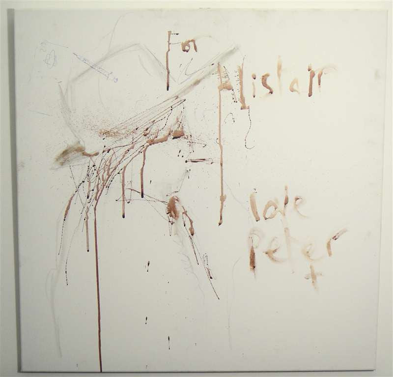 Pete Doherty Blood Painting