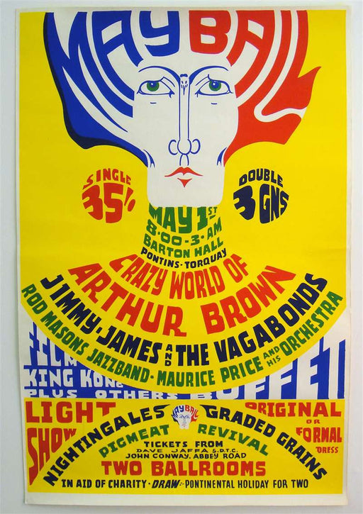 Original Pontins May Ball Poster