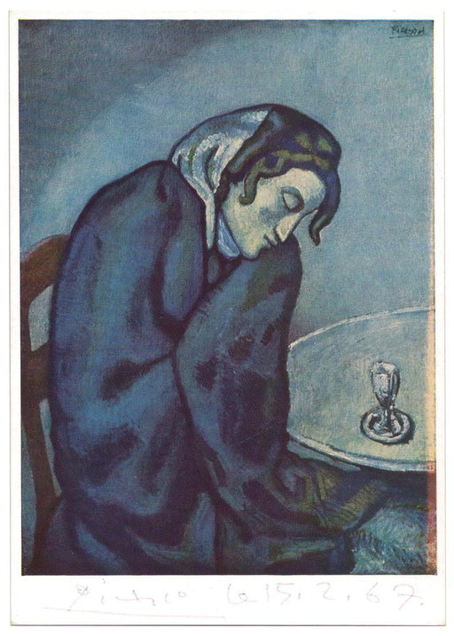 Pablo Picasso Autographed Postcard
