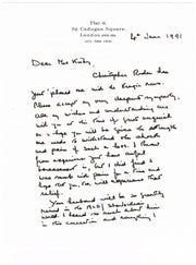 Sir Arthur Conan Doyle Handwritten List
