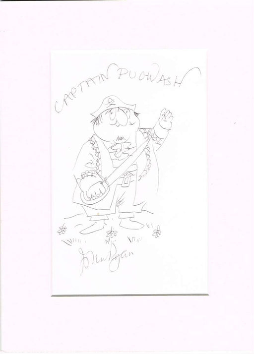 John Ryan Captain Pugwash Sketch