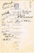 Margaret Thatcher signed menu