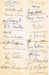 Margaret Thatcher signed menu