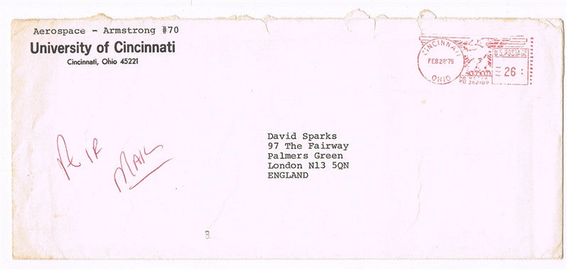 Neil Armstrong signed letter
