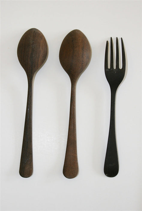Mahatma Gandhi's personal food bowl, fork and spoons