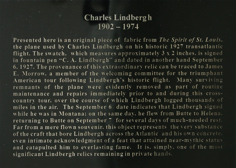 Charles Lindbergh Spirit St Louis 