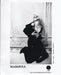 Madonna worn black satin underslip