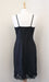 Madonna worn black satin underslip