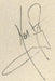 Neil Armstrong Signed Menu 