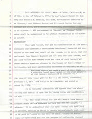 Richard Burton signed property lease