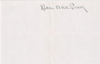 Robert Baden-Powell autograph