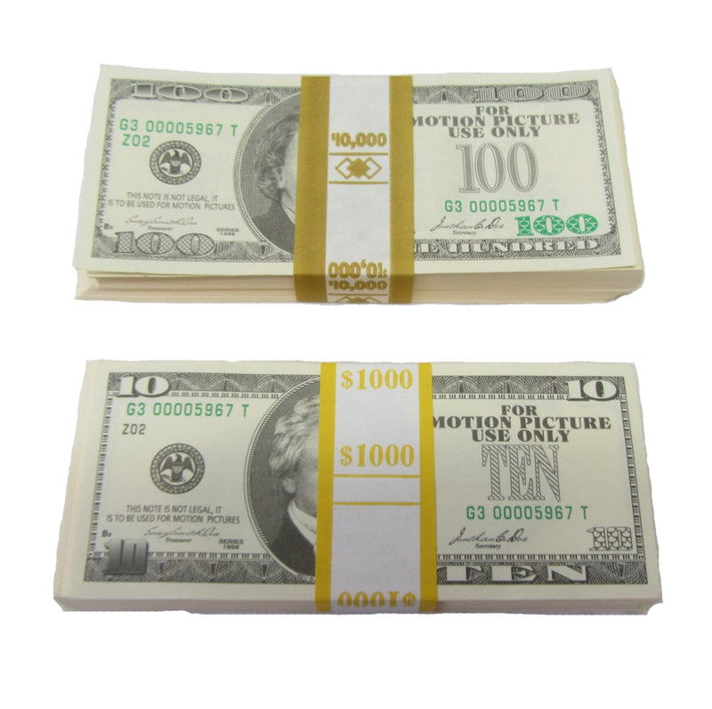 Prop dollars from films Ocean’s Eleven, Kill Bill and Bad Boys II