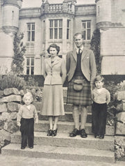 Queen Elizabeth and Prince Philip signed Christmas card