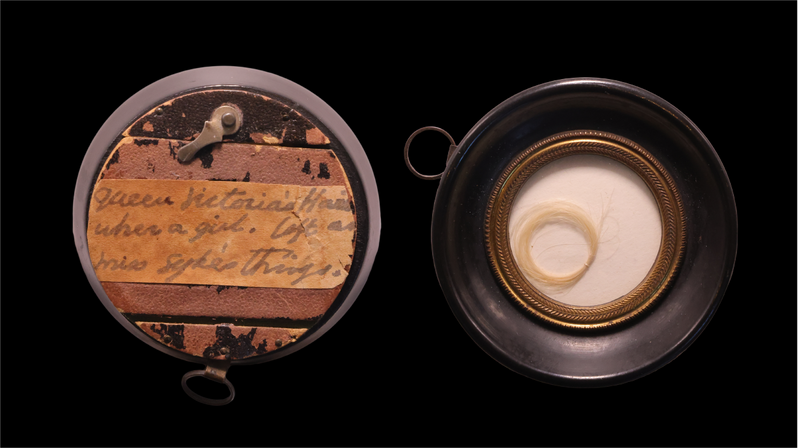 Queen Victoria Authentic Lock of Hair