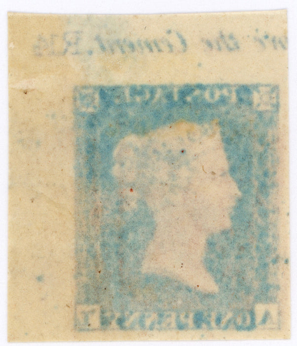 Great Britain 1854 1d deep red brown Plate R14 imprimatur, SG17var